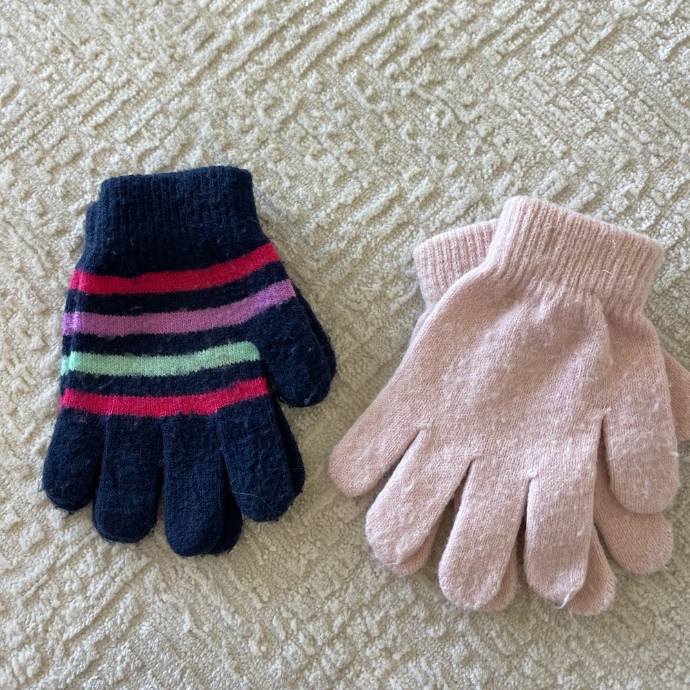 Gap Kids Toddler Girls 2 Sets of Gloves